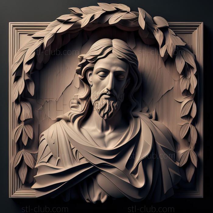 3D model st jesus (STL)